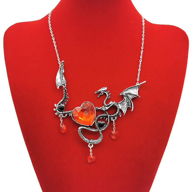 Naszyjnik Charm Dragon Heart Naszyjnik