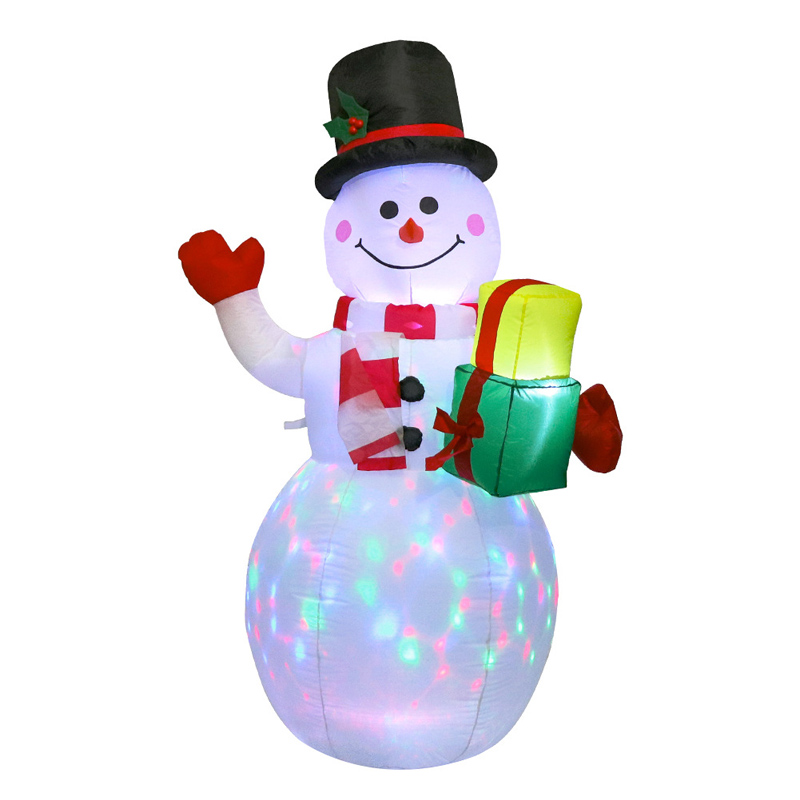 Świąteczne dekoracje pontonu Snowman Dekor