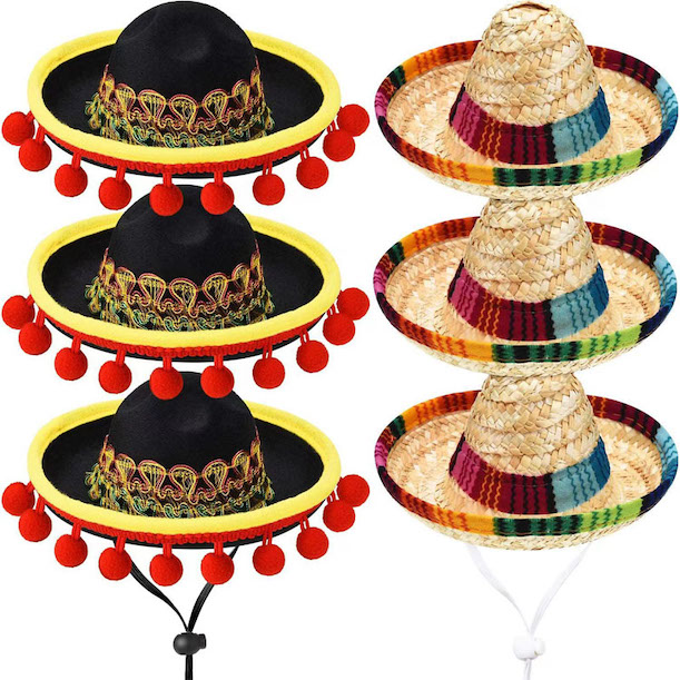 Mini meksykańskie kapelusze imprezowe Sombrero