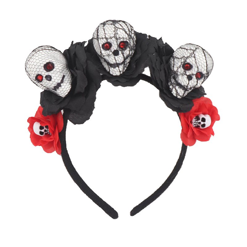 Flower Floam Skull Skull Hairbands