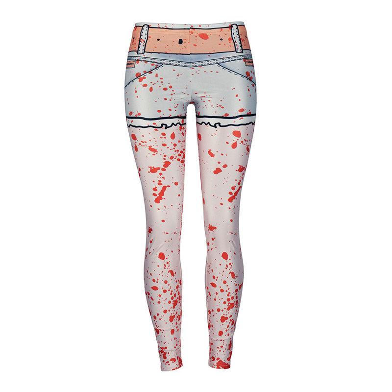 Legginsy kostiumowe na Halloween Sublimados Calcas Dostosowane legginsy