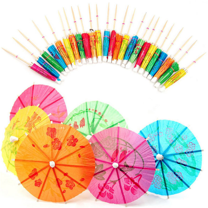 Hawajskie tropikalne parasol mini wykałaczki