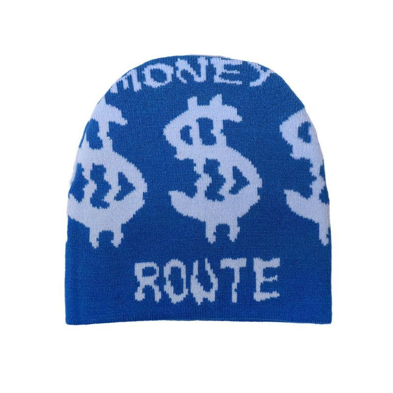 Nowy wzór dolara Jacquard Winter Hat