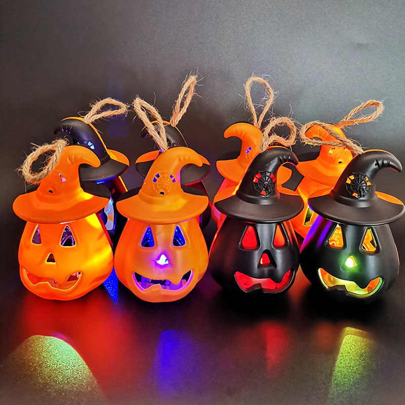 Nocna lampka z czaszką dyniową