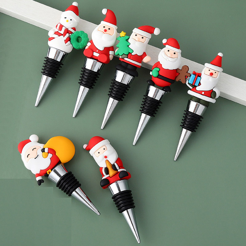 Santa Claus Trwała żywica stoper wina
