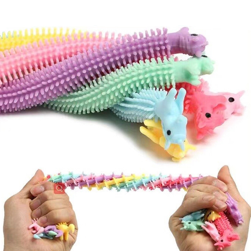 Jednorożenne elastyczne sznurki fidget sensory