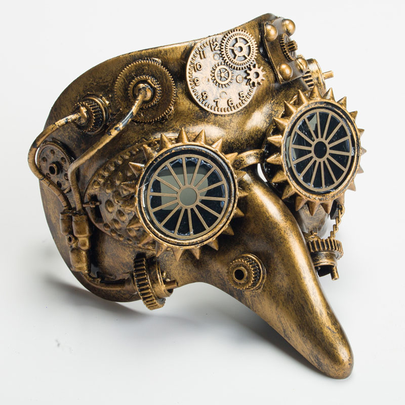 Wiktoriańska steampunk Bauta pełna twarz