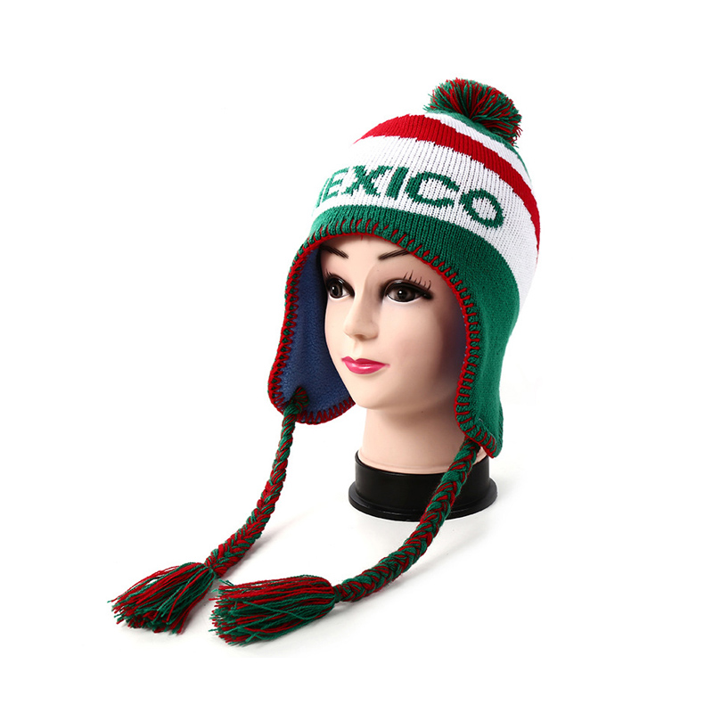Zimowy kapelusz na earflap